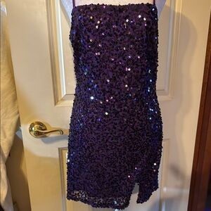 Wild Fable Purple Sequin Dress